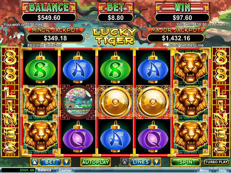 Video Slot - Lucky Tiger